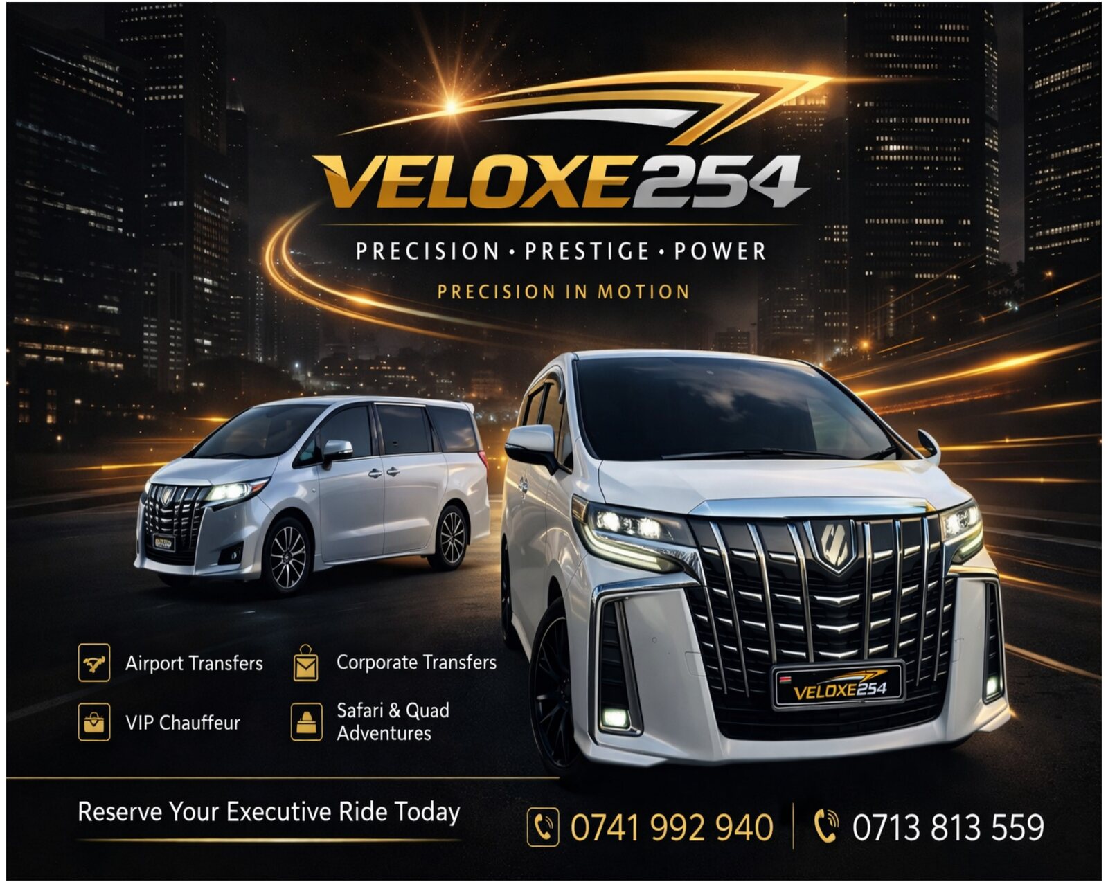 Veloxe254 - Services — Service promotion artwork